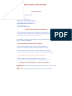 Properties of Acids and Bases