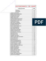 Alunos em Estudos Remoto - 3em - Manha