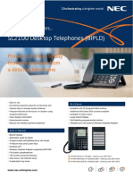 SL2100 Desktop Telephones (8IPLD) : Provides The Day To Day Features Required From A Desktop Telephone