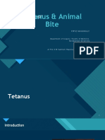 (DR - Fritz) Tetanus - Animal Bite