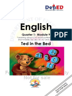 English: Ted in The Bed