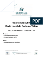 Projeto Executivo Cabeamento Rede Dados e Video - PRT 15 Campinas