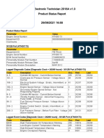 Cat Electronic Technician 2018A v1.0 Product Status Report