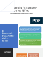 El Desarrollo Psicomotor de Los Niños