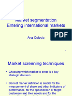 Segmentation & Entry Mode