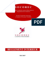 Socorec Reglement Interieur