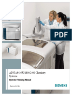 ADVIA® 1650/1800/2400 Chemistry Systems: Operator Training Manual