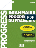 CLE Internacional - Grammaire Progressive Du Français - B1 B2 - Niveau Avancé