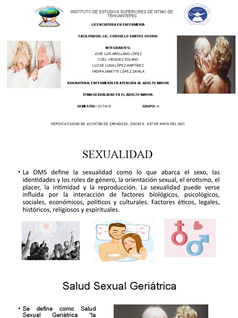 Sexualidad en el Adulto Mayor | PDF | Vejez | La sexualidad humana