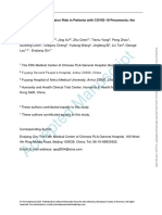 Accepted Manuscript: Prediction For Progression Risk in Patients With COVID-19 Pneumonia: The CALL Score