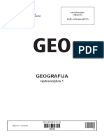 Geografija: Ispitna Knjižica 1
