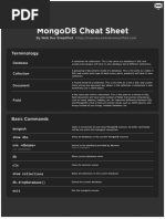 Mongodb Cheat Sheet: Terminology