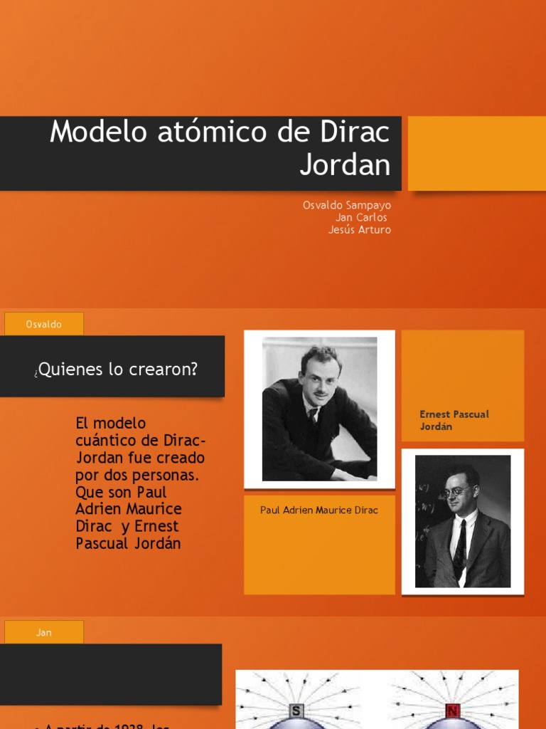 Modelo Atómico de Dirac Jordan PDF