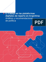OIT (2020) El Trabajo en Las Plataformas Digitales de Reparto en Argentina - Análisis y Recomendaciones de Política