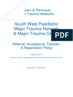 SW Paediatric Major Trauma Network Combined Policy V6 19.12.19 Pd