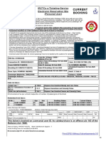 Current Booking Current Booking: Irctcs E-Ticketing Service Electronic Reservation Slip (Personal User)