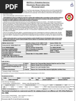 This Ticket Is Booked On A Personal User ID. Its Sale/purchase Is An Offence U/s 143 of The Railways Act, 1989