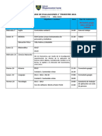 Evaluaciones 5° B