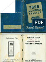 Ford 2000 4000 Tractors Owners Manual