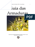 Cavaleiros Do Zodíaco - Guia Armaduras