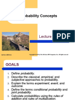 Lecture 11-12 Basic Probability Concepts