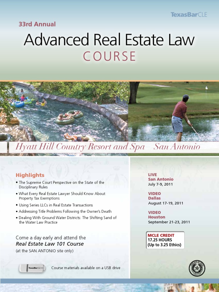 11 Adv Real Estate Law PDF Business