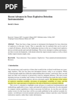 Download Recent Advances in Trace Explosives Detection by DefenceDog SN52949784 doc pdf