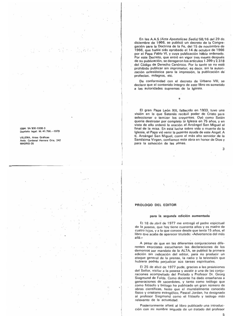 Libro Advertencias Del Mas Alla. Libro