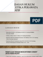 Landasan Hukum Dan Etika Perawata Paliatif