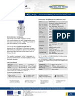 MF400 Datasheet: Standard Materials of Construction