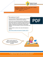 Atividade Domiciliar Regulamentada Pela LDB (Lei #9394/96) Componente Curricular: Ensino Religioso Período: 20/09/2021 A 25/09/2021 Turma: 3º Ano