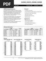 DG506A, DG507A, DG508A, DG509A: CMOS Analog Multiplexers Features