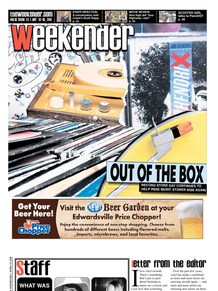 The Weekender 04-13-2011 PDF Leisure Entertainment (General) image image