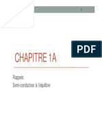 Chapitre 1A: Rappels: Semi-Conducteur À L'équilibre