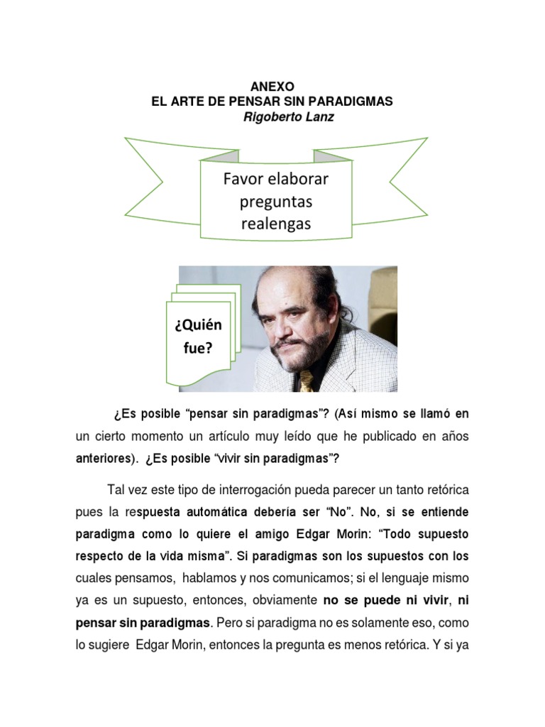 Crisis de Paradigmas en la Modernidad | PDF | Paradigma | Verdad