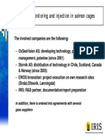 Oxygen Monitoring and Injection in Salmon Cages