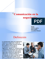 Comunicación en La Negociación