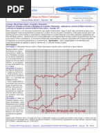 Mapa no Plano Cartesiano - Guarujá - SP