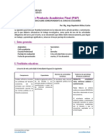 Guía Del Producto Académico Final (PAF)