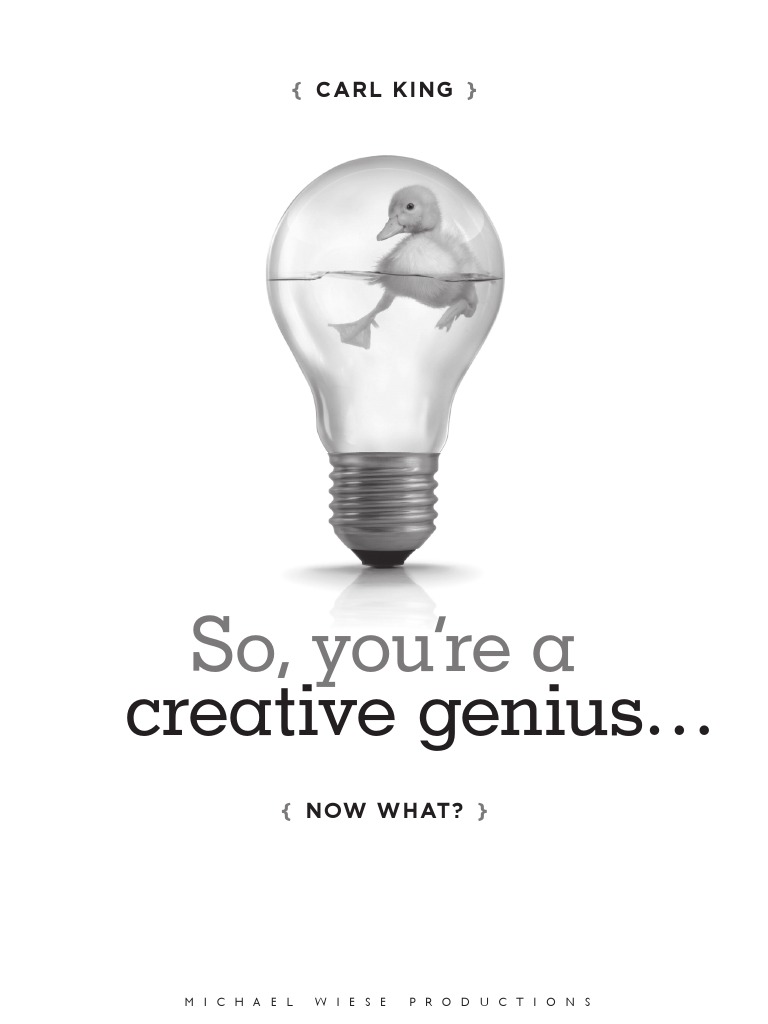 So You're A Creative Genius Now What - PDF Sample | PDF