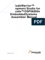 Codewarrior™ Development Studio For Freescale™ Dsp56800X Embedded Systems Assembler Manual