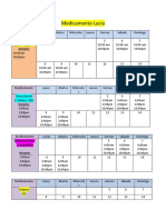 Medicamento Lucia: Horario