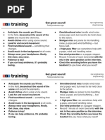 Field Recording Checklist