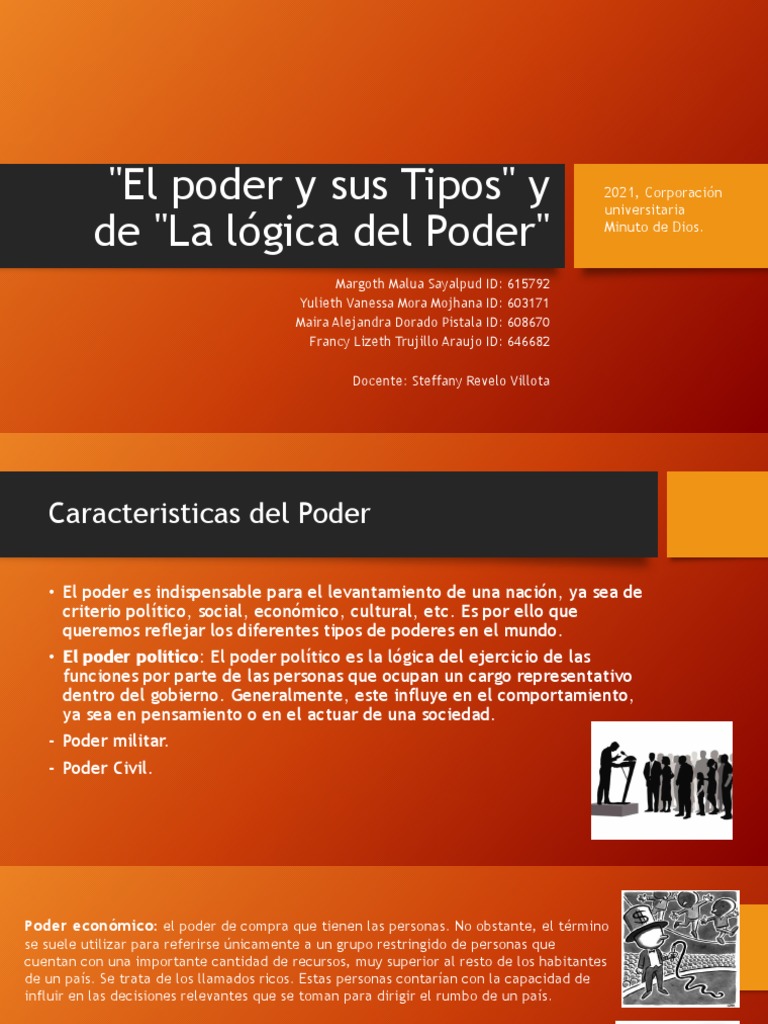 El Poder y Sus Tipos. | PDF | Desigualdad social | Discriminación y ...