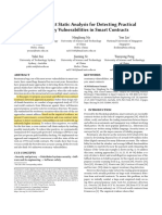 Clairvoyance - Cross-Contract Static Analysis For Detecting Practical Reentrancy Vulnerabilities in Smart Contracts, Y. Xue Et Al.