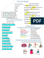 Present Simple Verbs Game