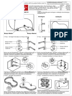 Manual de Instalacao - Conjunto de Prateleira Articulada para Canto