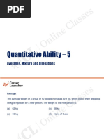 QA-05 - Averages, Mixture and Allegations