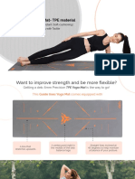 Improve Flexibility and Strength with a Precision TPE Yoga Mat