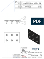 10-1005-A Elevator Belt Splice Assembly